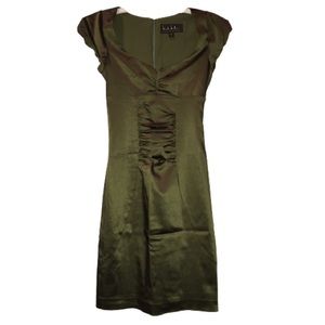 Nicole Miller Collection Green Sheath Dress 0